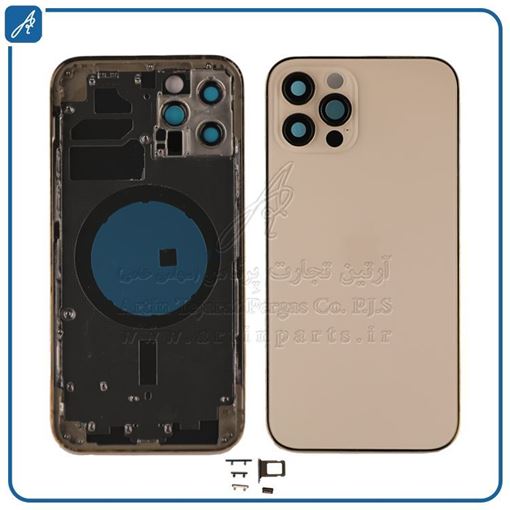 تصویر  HOUSING 12PRO GOLD IPHONE