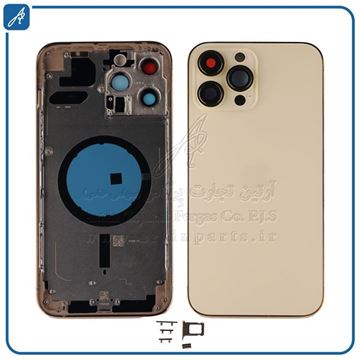 تصویر HOUSING 13PRO MAX GOLD IPHONE