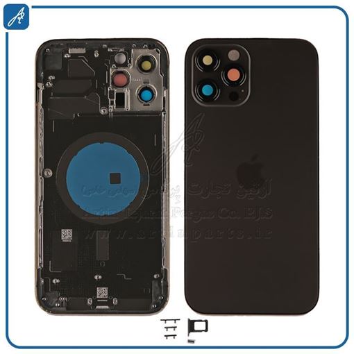 تصویر  HOUSING 12PRO MAX BLACK IPHONE