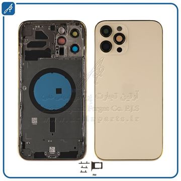 تصویر HOUSING 12 PRO MAX GOLD IPHONE