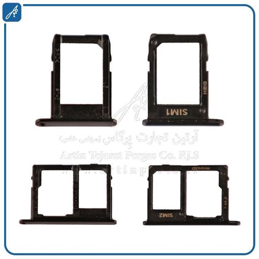 تصویر  SIM HOLDER J6-J8-J810 BLACK SAM