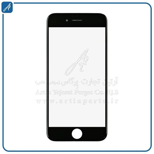 تصویر  GLASS 6G BLACK+OCA+F IPHONE