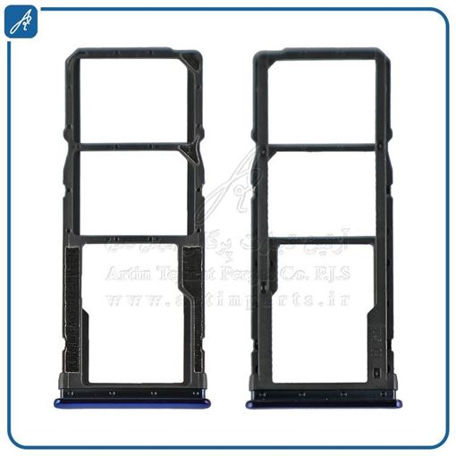 تصویر  SIM HOLDER REDMI NOTE 8 BLUE XIAO