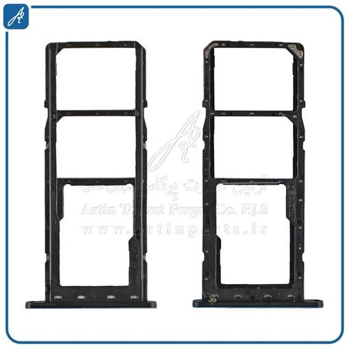 تصویر  SIM HOLDER A02S BLACK SAM