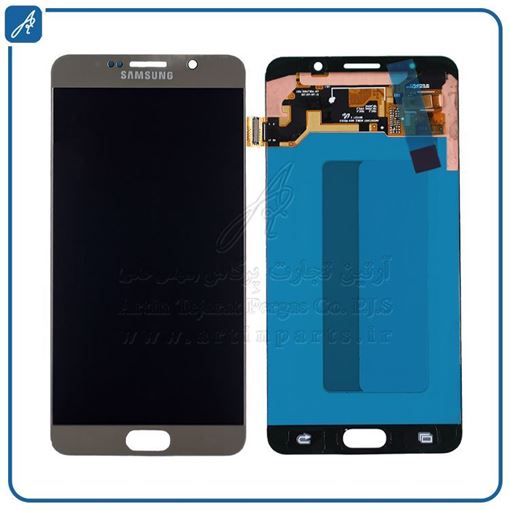 تصویر  LCD NOTE 5 GOLD CHANGE GLASS SAM