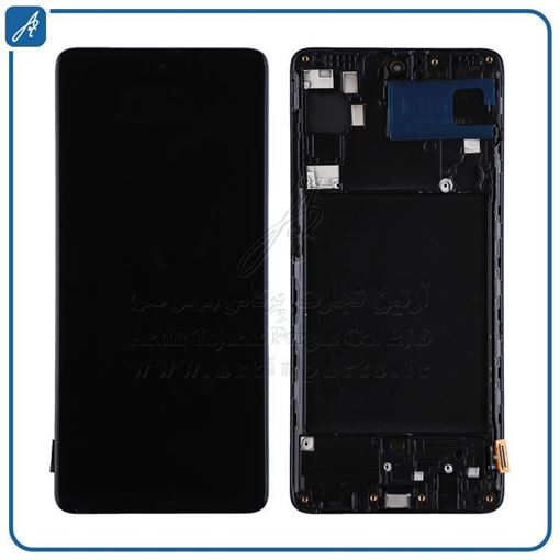 تصویر  LCD A71 OLED+FRAME BLACK SAM