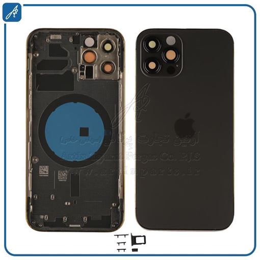 تصویر  HOUSING 12PRO BLACK IPHONE