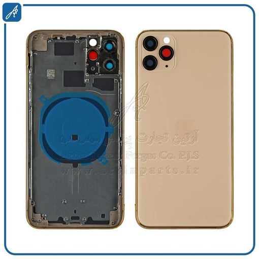 تصویر  HOUSING 11 PRO MAX GOLD IPHONE