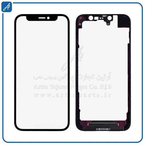 تصویر  GLASS 12MINI +OCA+F IPHONE