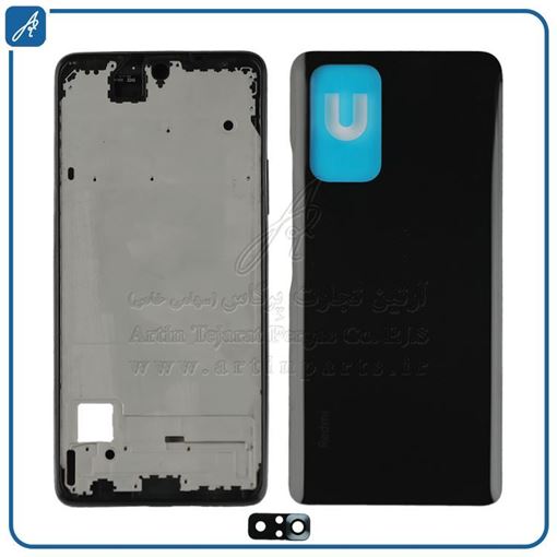 تصویر  HOUSING REDMI NOTE 10 PRO- NOTE 10PRO MAX  BLACK XIAO