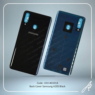 تصویر BACK COVER A20S BLACK SAM