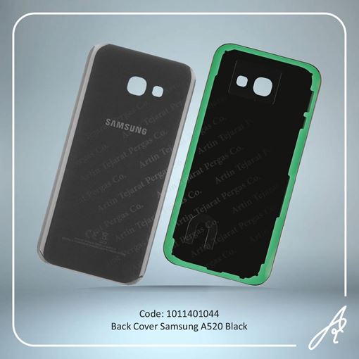 تصویر  BACK COVER A520 BLACK SAM