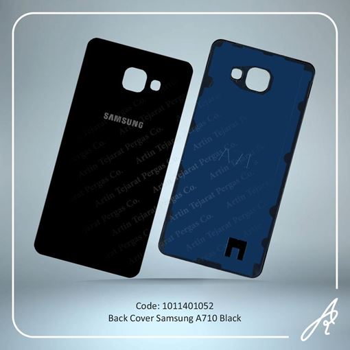تصویر  BACK COVER A710 BLACK SAM