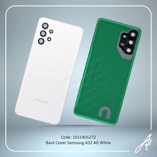 تصویر  BACK COVER A32 4G WHITE SAM