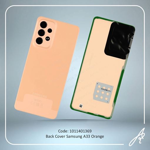 تصویر  BACK COVER A33 ORANGE SAM