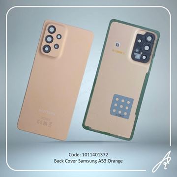 تصویر BACK COVER A53 ORANGE SAM