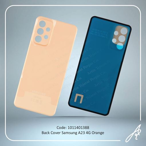 تصویر  BACK COVER A23 4G ORANGE SAM