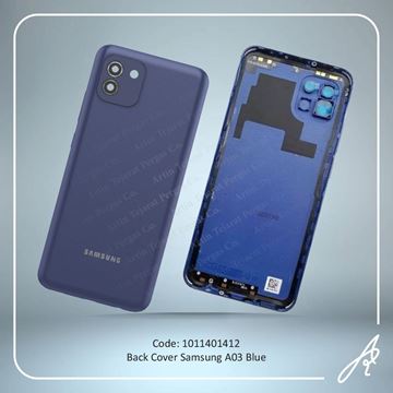 تصویر BACK COVER A03 BLUE SAM