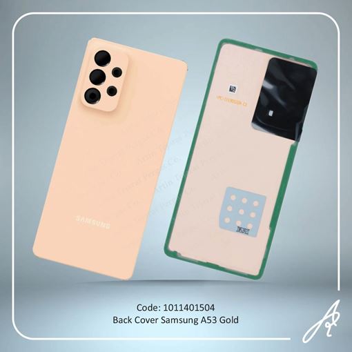 تصویر  BACK COVER A53 GOLD SAM