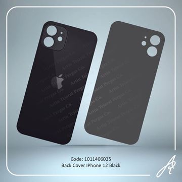 تصویر BACK COVER 12 BLACK IPHONE