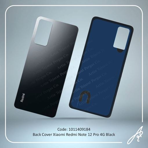 تصویر  BACK COVER REDMI NOTE 12 PRO 4G BLACK XIAO