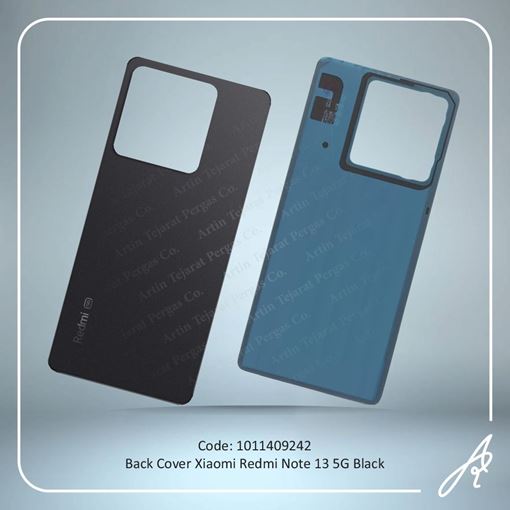 تصویر  BACK COVER REDMI NOTE 13 5G BLACK XIAO