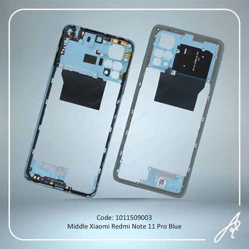 تصویر  MIDDLE REDMI NOTE 11PRO BLUE XIAO