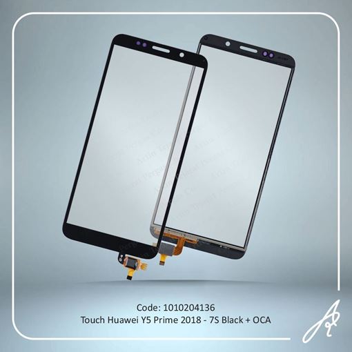 تصویر  TOUCH Y5 PRIME 2018-7S+OCA BLACK HUW