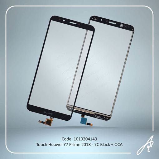 تصویر  TOUCH Y7 PRIME 2018-7C+OCA BLACK HUW