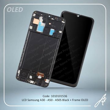 تصویر LCD A30-A50-A50S OLED BLACK+FRAME SAM