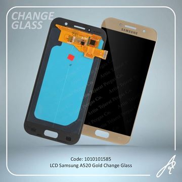 تصویر LCD A520 GOLD CHANGE GLASS SAM