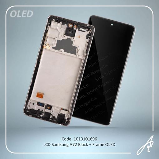 تصویر  LCD A72 OLED+FRAME BLACK SAM