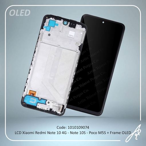 تصویر  LCD REDMI NOTE 10 4G-NOTE 10S-POCO M5S+FRAME OLED XIAO