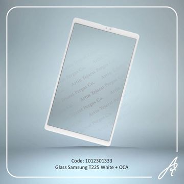 تصویر GLASS T225+OCA WHITE SAM