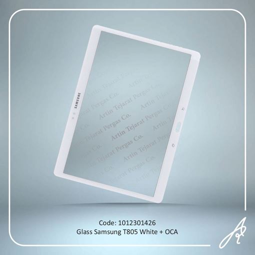 تصویر  GLASS T805+OCA WHITE SAM