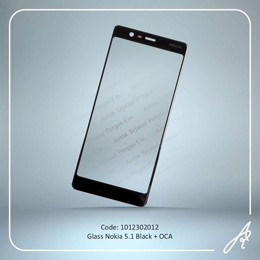 تصویر  GLASS NOKIA 5.1 BLACK
