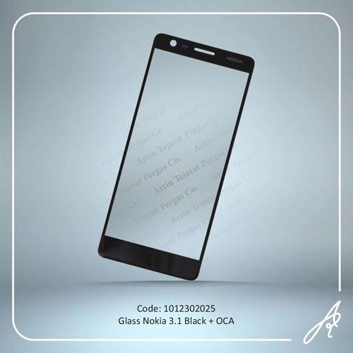 تصویر  GLASS NOKIA 3.1+OCA BLACK