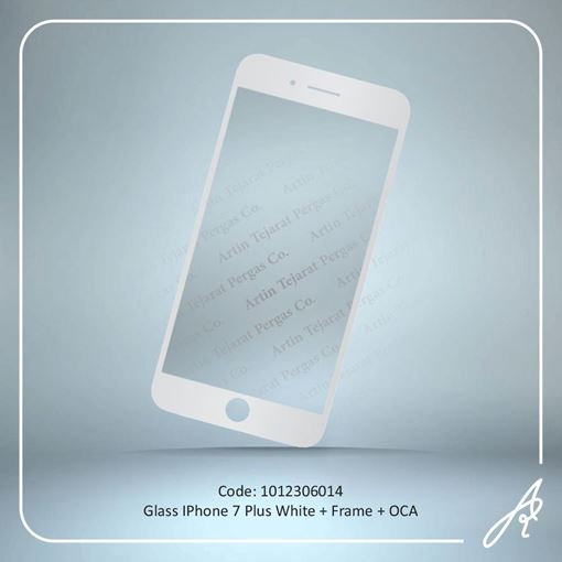 تصویر  GLASS 7PLUS+OCA+F WHITE IPHONE