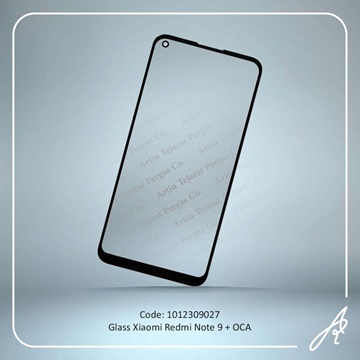 تصویر GLASS REDMI NOTE 9+OCA XIAO