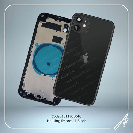 تصویر  HOUSING 11 BLACK IPHONE