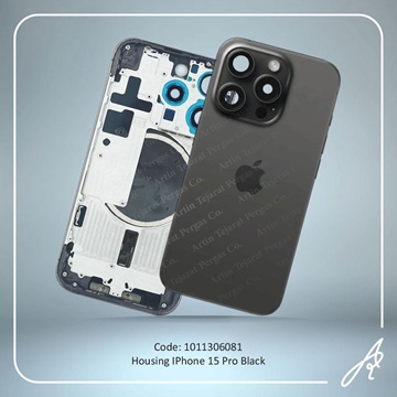 تصویر HOUSING 15 PRO BLACK IPHONE