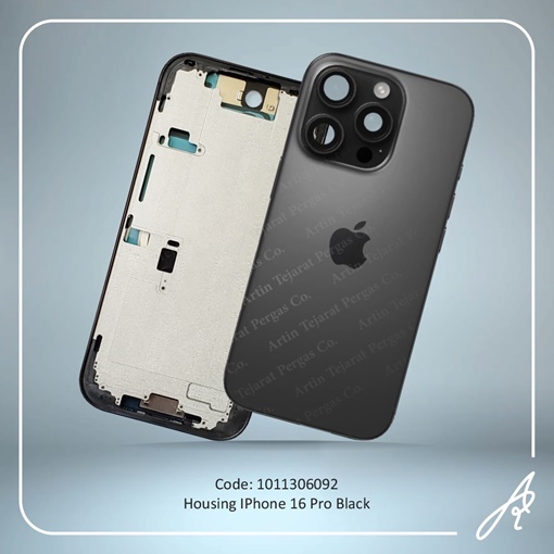 تصویر  HOUSING 16 PRO BLACK IPHONE