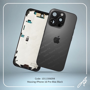 تصویر HOUSING 16 PRO MAX BLACK IPHONE