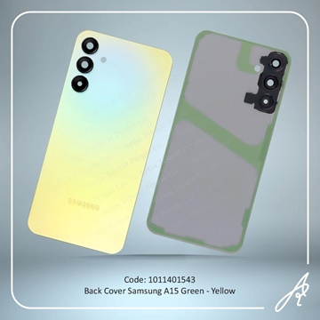 تصویر BACK COVER A15 GREEN-YELLOW SAM