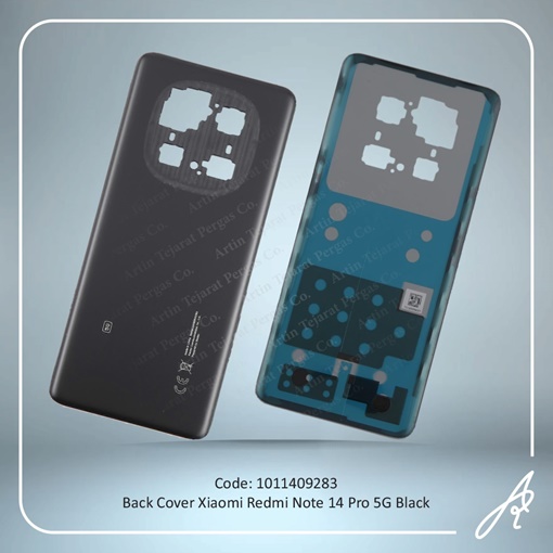 تصویر  BACK COVER REDMI NOTE 14 PRO 5G BLACK XIAO