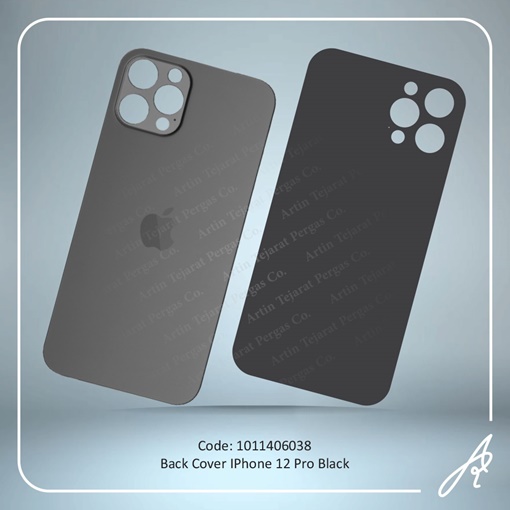 تصویر  BACK COVER 12 PRO BLACK  IPHONE