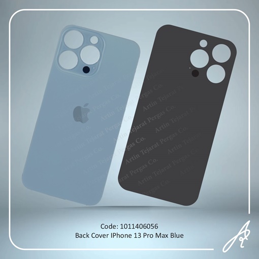 تصویر  BACK COVER 13 PRO MAX BLUE IPHONE
