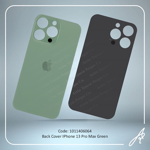 تصویر  BACK COVER 13 PRO MAX GREEN IPHONE