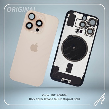 تصویر BACK COVER 16 PRO ORG GOLD IPHONE