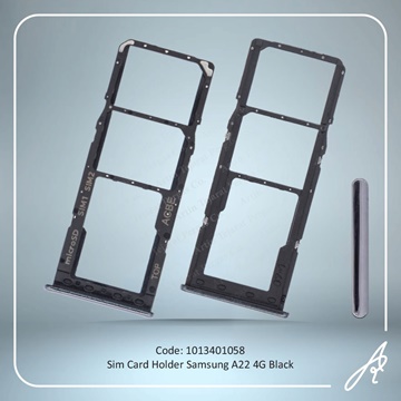 تصویر SIM HOLDER A22 4G BLACK SAM